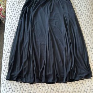 Elegant Black Maxi Skirt